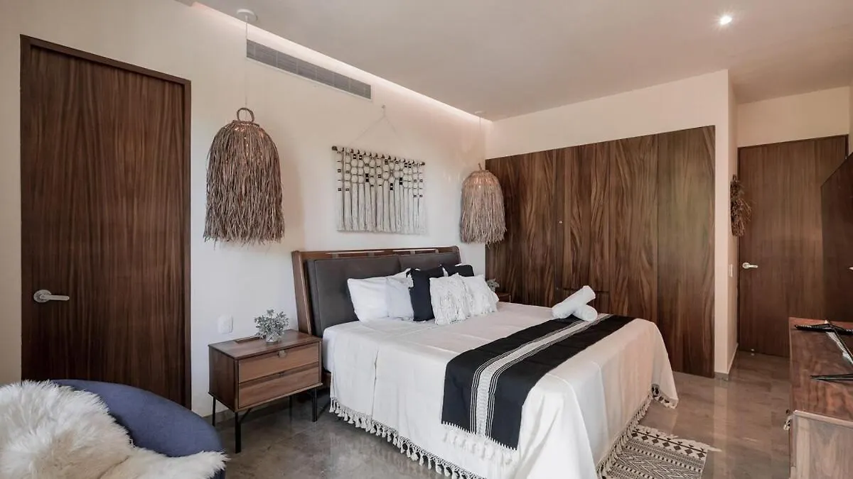 Boho-Luxe 2Br Garden&Plunge Pool Apartment Tulum