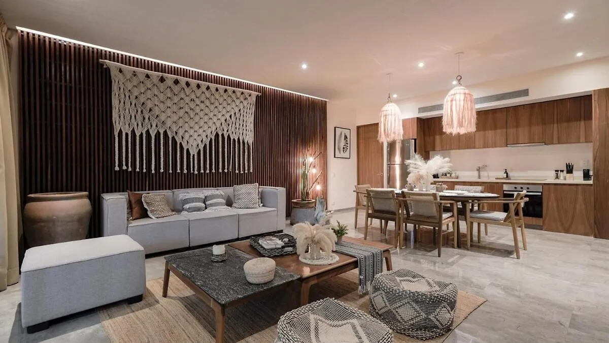 Boho-Luxe 2Br Garden&Plunge Pool Apartment Tulum Mexico