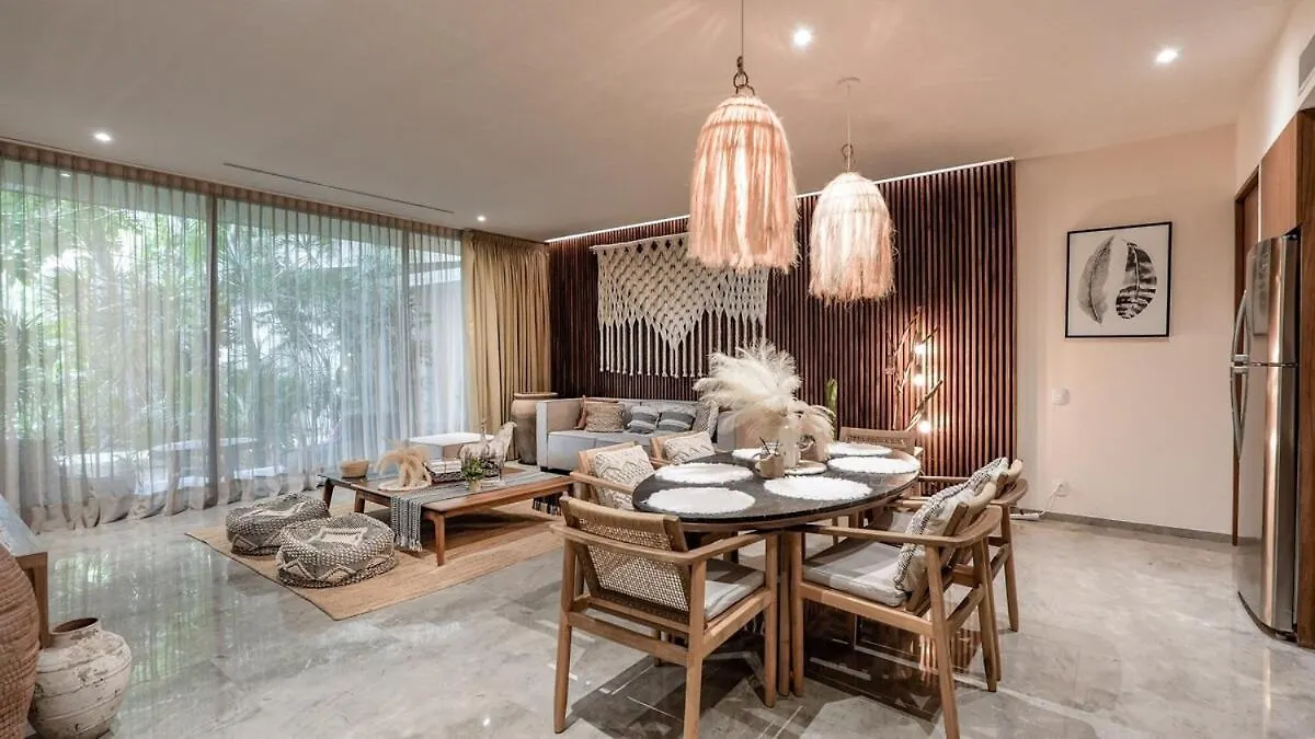Boho-Luxe 2Br Garden&Plunge Pool Apartment Tulum
